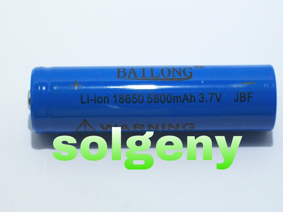 Pila Batteria LC 18650 Litio Ricaricabile 3.7 5800 mAh V SOFTAIR